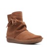 Clarks - Funny Oak Dark Tan Suede